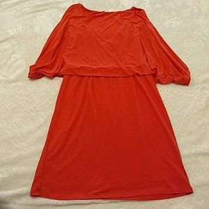 Orange Jessica Simpson dress